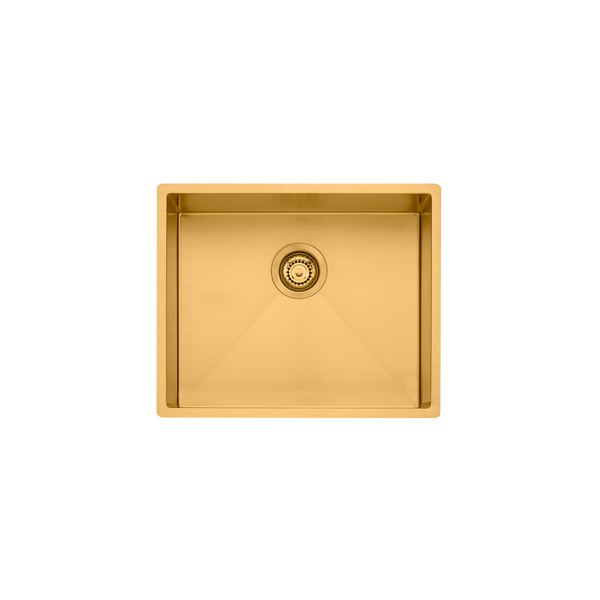 Oliveri Spectra Single Bowl Sink Brushed Gold