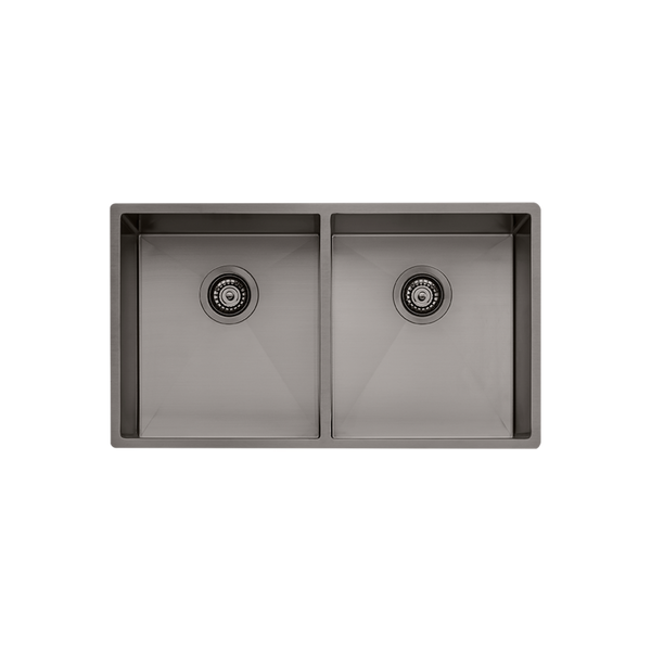 Oliveri Spectra Double Bowl Sink Gunmetal
