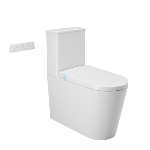 Argent Evoke Back To Wall Smart Toilet White