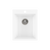 Oliveri Sicily Single Bowl Fireclay Topmount Sink White