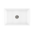 Oliveri Sicily Fireclay Farmhouse Undermount Sink White