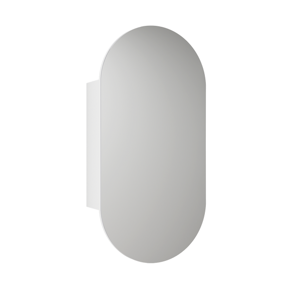 Aulic Beau Monde Oblong Matte White Shaving Cabinet