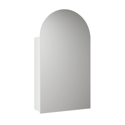 Aulic Canterbury Arch Matte White Shaving Cabinet