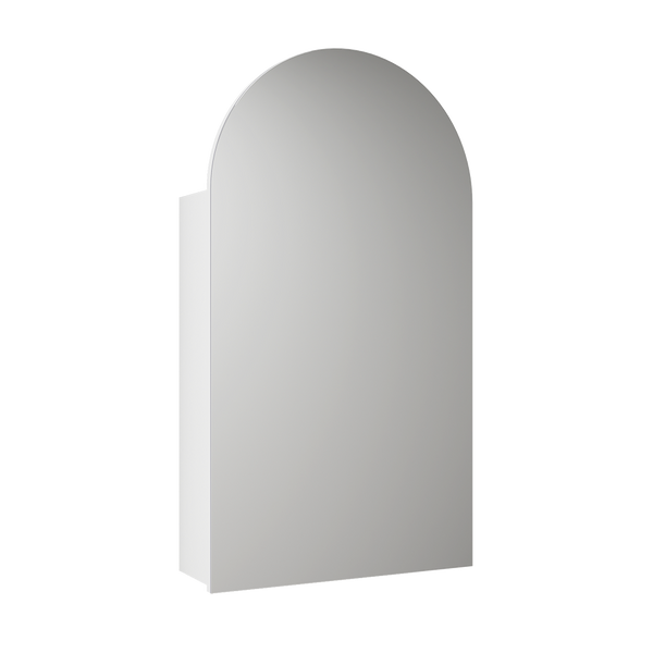 Aulic Canterbury Arch Matte White Shaving Cabinet