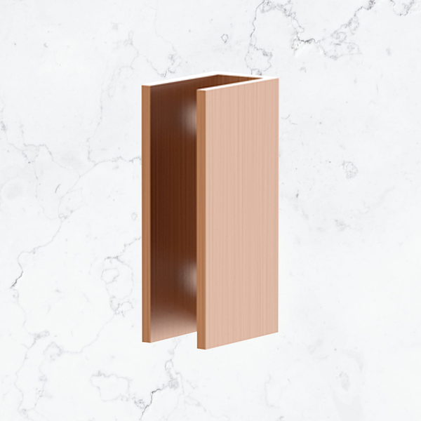ADP Shower Screen Bracket Brushed Copper