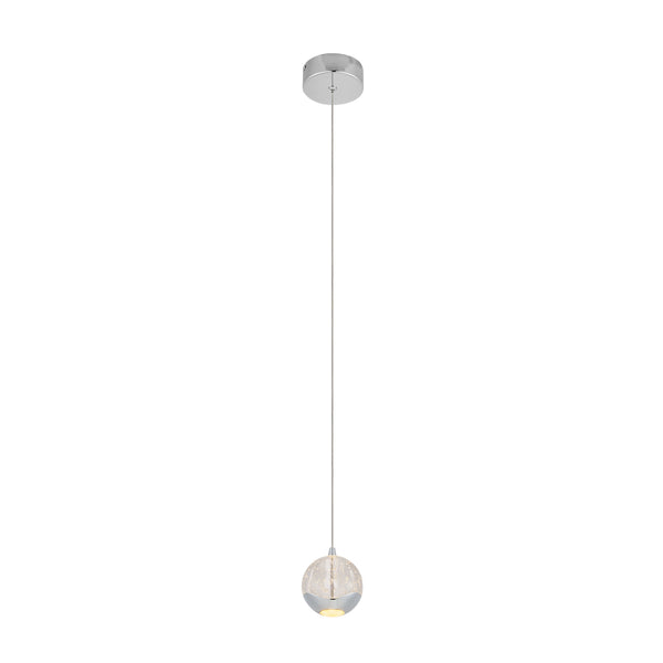 Telbix Segovia 1 Light Pendant Chrome