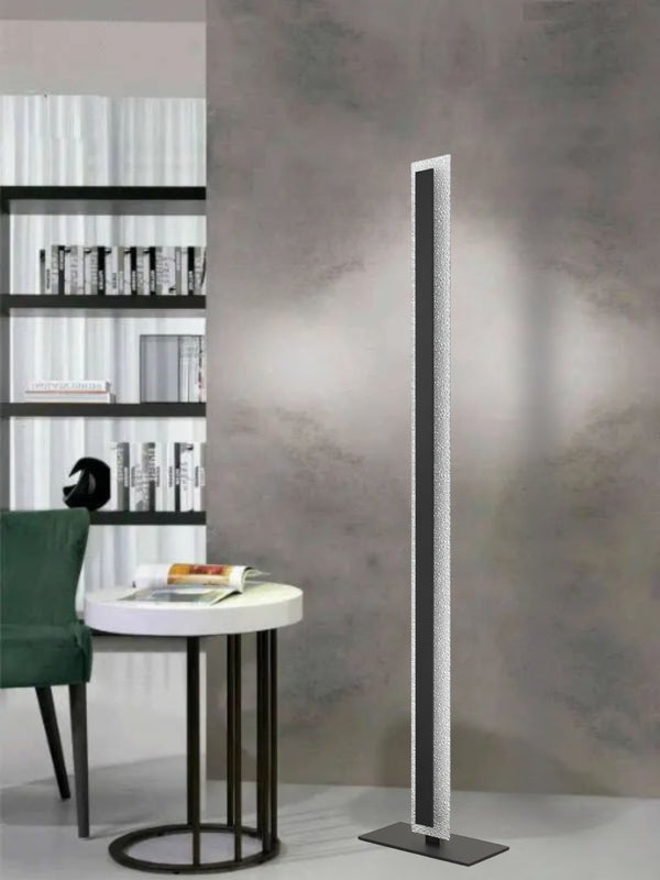 Telbix Serano II Floor Lamp Silver