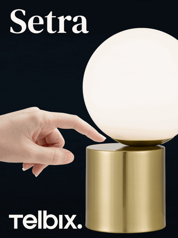 Telbix Setra Touch Table Lamp Black