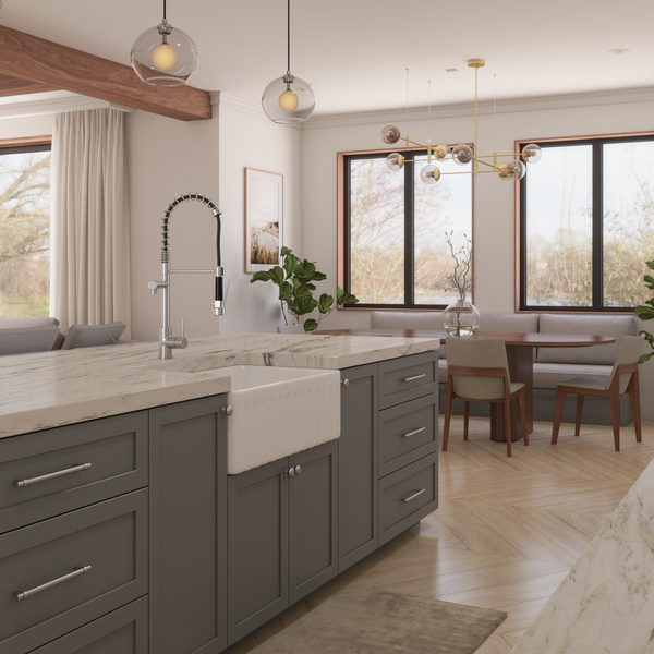 Alma Elodie 760x459 Gloss White Farmhouse Fireclay Single Bowl Sink