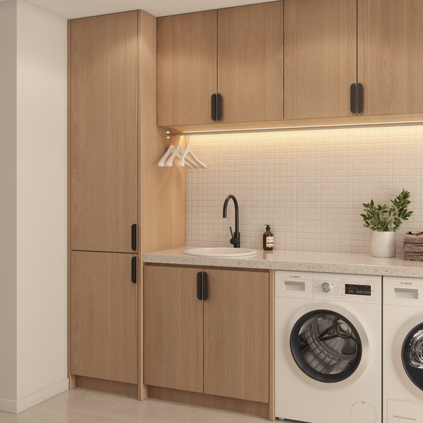 Alma Jocasta 460x460 Gloss White Circle Fireclay Single Bowl Sink