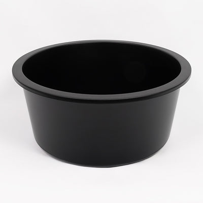 Douglas 460x460 Black Granite Circle Single Bowl Sink