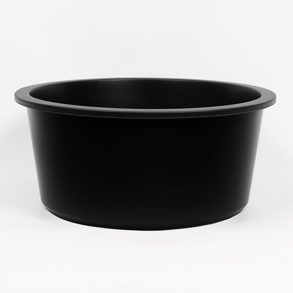 Alma Douglas 460x460 Black Granite Circle Single Bowl Sink