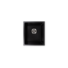 Alma Cynthia 396x446 Black Granite Square Single Bowl Sink