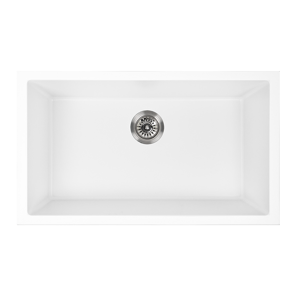 Alma Walter 760x440 White Granite Single Bowl Sink