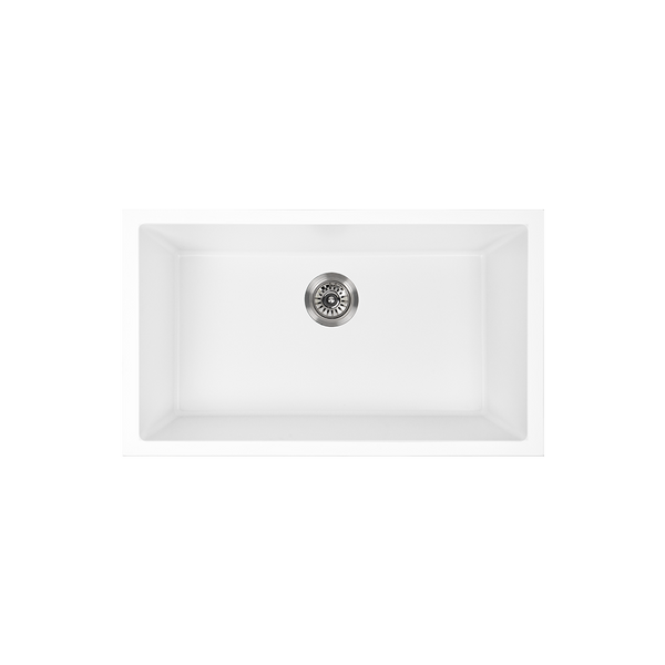 Alma Walter 760x440 White Granite Single Bowl Sink