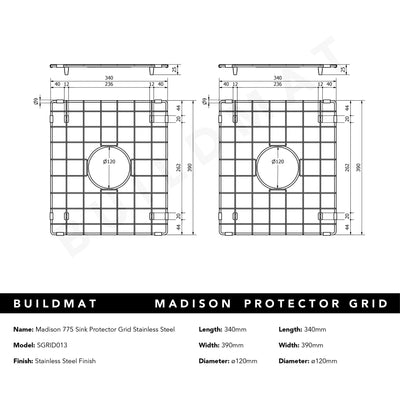 Madison 775 Double Sink Protector Grid
