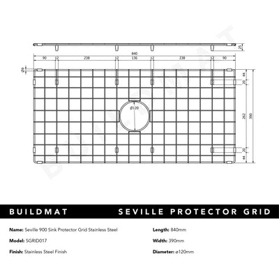 Seville 900 Sink Protector Grid