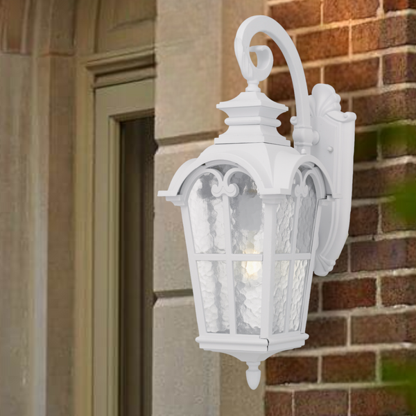 Telbix Shelton Exterior Wall Light White