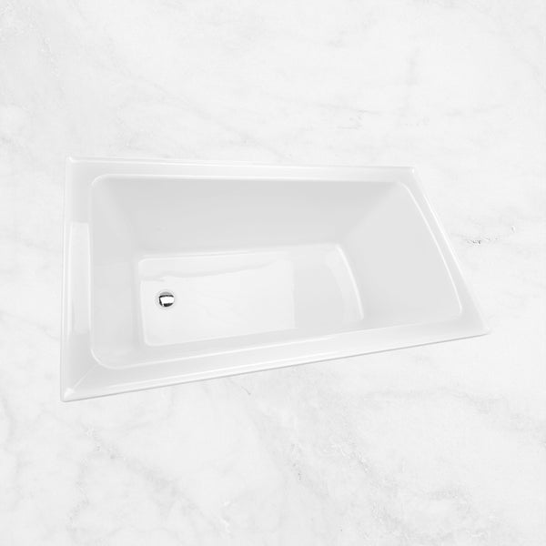 Decina Shenseki Inset Bath Gloss White 1395mm