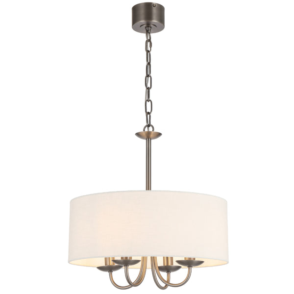 Telbix Shiron 4 Light Pendant Nickel