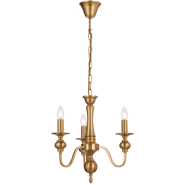 Telbix Siedel 3 Light Pendant Copper