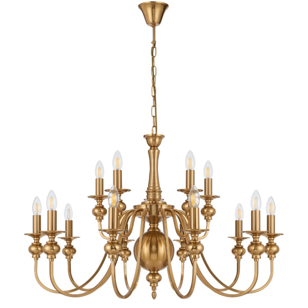 Telbix Siedel 15 Light Pendant Copper