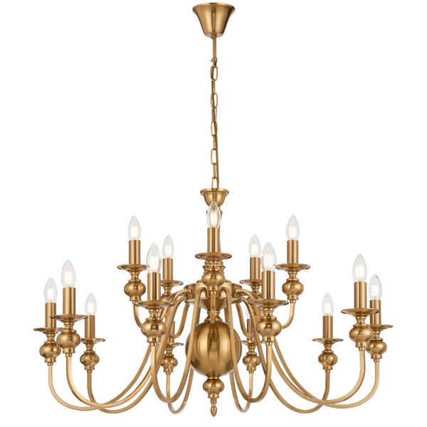 Telbix Siedel 15 Light Pendant Copper