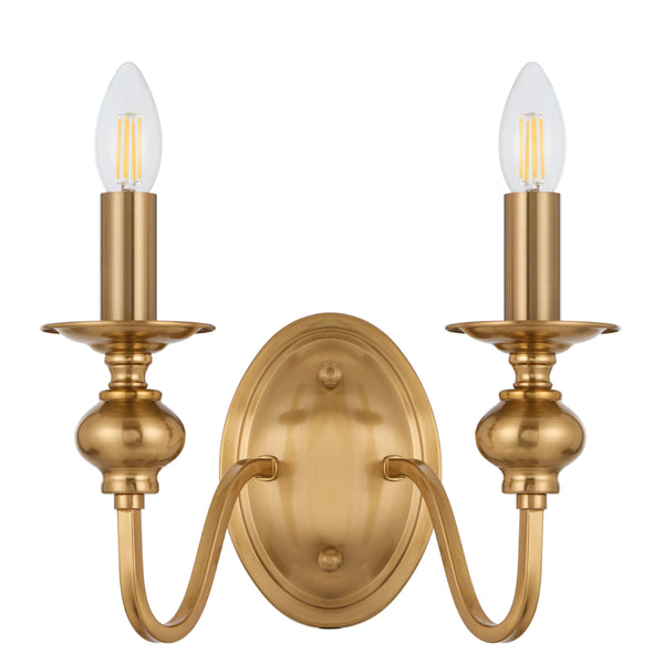 Telbix Siedel 2 Light Wall Bracket Copper