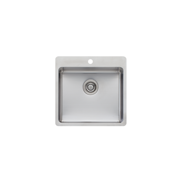 Oliveri Sonetto Large Bowl Topmount Sink Stainless Steel