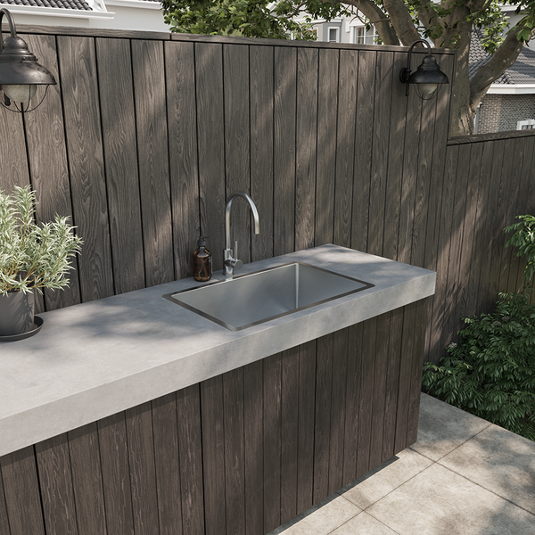 Alma Tasha 700x450 Alfresco 316 Stainless Steel Sink