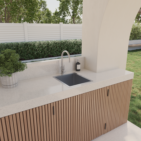Alma Ross 380x450 Alfresco 316 Stainless Steel Sink