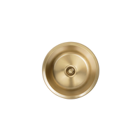 Alma Brushed Brass Gold Divya 425x425 Round Sink