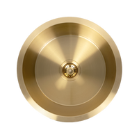 Alma Brushed Brass Gold Divya MKII 450 Round Sink