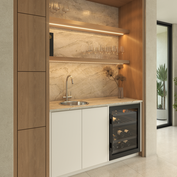 Alma Divya 425x425 Brushed Stainless Steel Round Sink