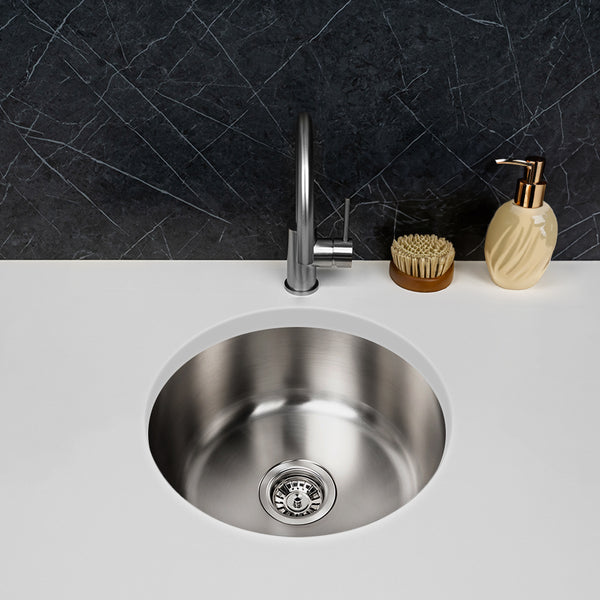 Alma Stainless Steel Divya MKII 450 Round Sink