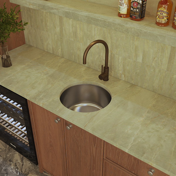 Alma Stainless Steel Divya MKII 450 Round Sink