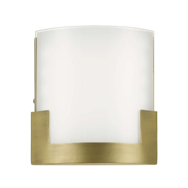 Telbix Solita 20 Led Dim Wall Light Antique Brass