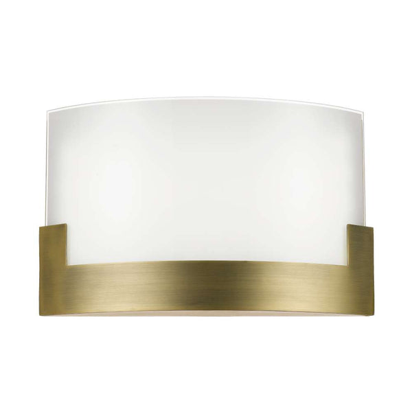 Telbix Solita 35 Led Dim Wall Light Antique Brass