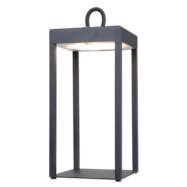 Telbix Sotra Rechargeable Table Lamp Black