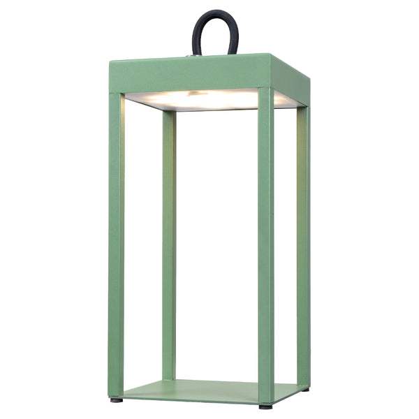 Telbix Sotra Rechargeable Table Lamp Green