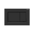 Oliveri Concealed Cistern Flush Plate With Square Buttons Matte Black