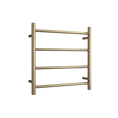 Thermogroup Round Ladder Heated Towel Rail Brushed Brass Gold