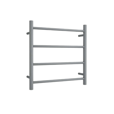 Round Ladder Heated Towel Rail Brushed Gunmetal