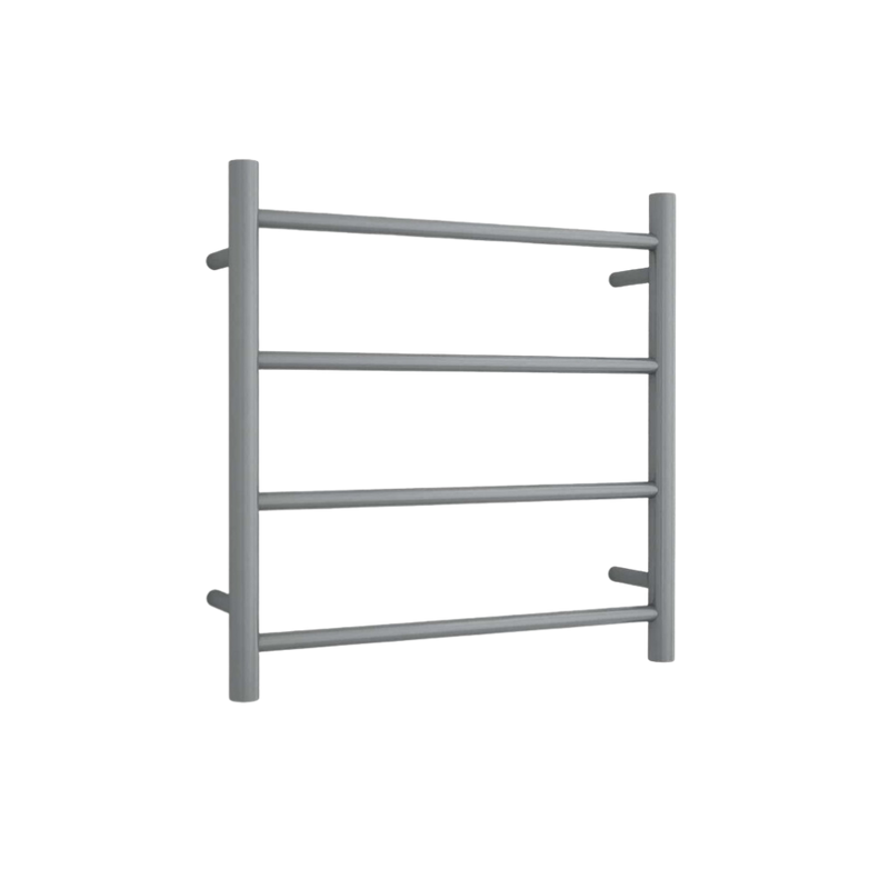 Round Ladder Heated Towel Rail Brushed Gunmetal