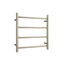 Round Ladder Heated Towel Rail Brushed Nickel
