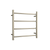 Round Ladder Heated Towel Rail Brushed Nickel