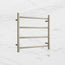 Round Ladder Heated Towel Rail Brushed Nickel
