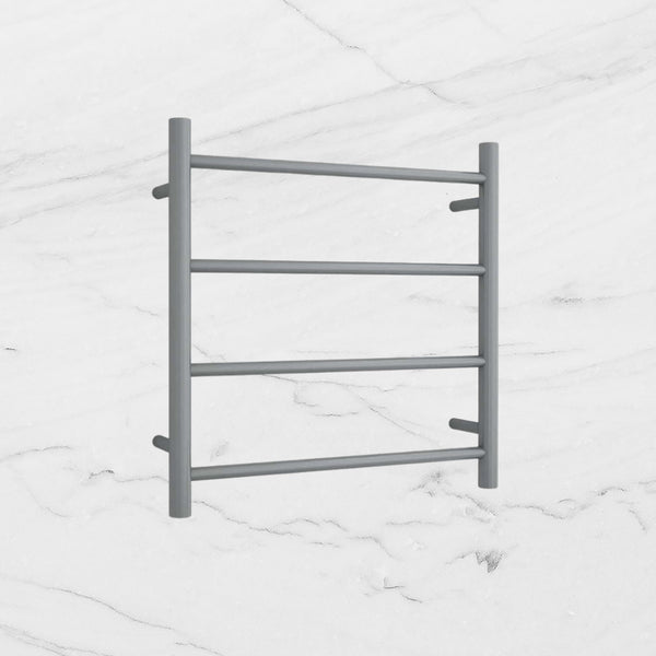 Thermogroup Round Ladder Heated Towel Rail Brushed Gunmetal