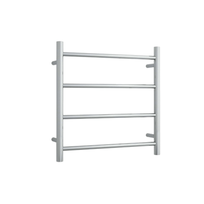 Round Ladder Heated Towel Rail Polished Stainless Steel