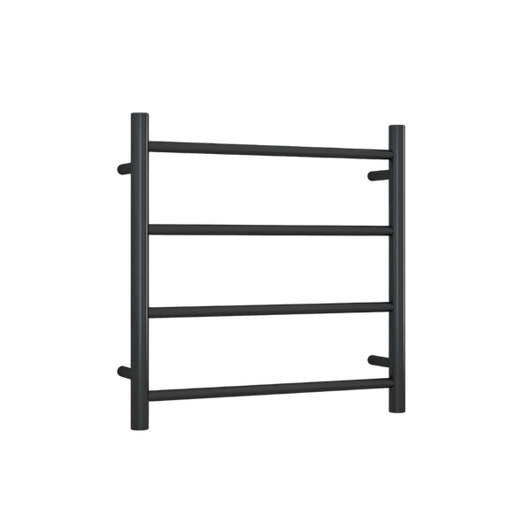 Round Ladder Heated Towel Rail Matte Black